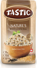 Tastic Long GrainNatures  Parboiled Brown Rice and Wild Rice 1kg